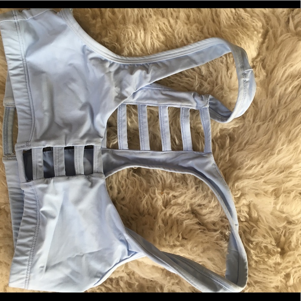 Blue VS PINK sports bra